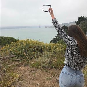 ZEBRA PRINT JACKET ECI NEW YORK